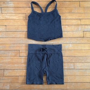 EUC No Boundaries Black Active Two-Piece Set